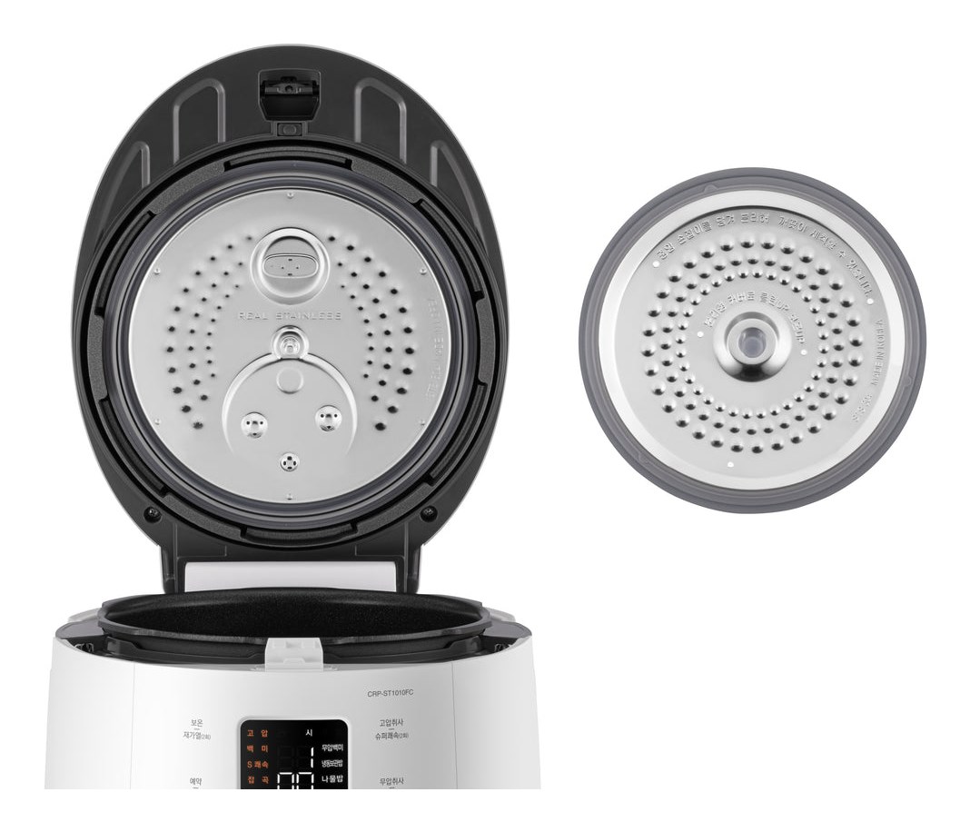 Cuckoo CRP-ST0609F rice cooker 1.08 L 880 W Champagne, White Cuckoo CRP-ST0609F rice cooker 1.08 L 880 W Champagne, White