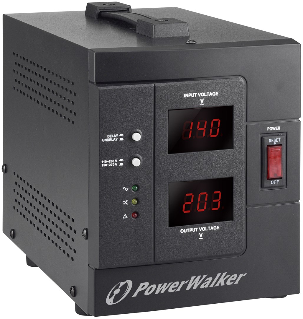 PowerWalker AVR 2000 SIV FR voltage regulator 2 AC outlet(s) 110 - 280 V Black PowerWalker AVR 2000 SIV FR voltage regulator 2 AC outlet(s) 110 - 280 V Black