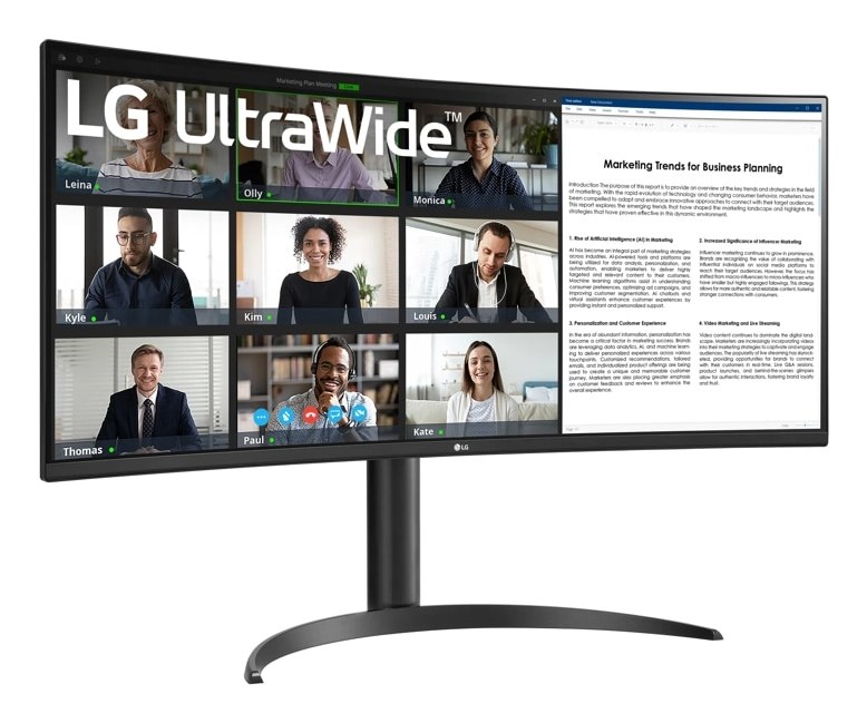 LG 34WR55QK-B computer monitor 86.4 cm (34") 3440 x 1440 pixels Wide Quad HD Black LG 34WR55QK-B computer monitor 86.4 cm (34") 3440 x 1440 pixels Wide Quad HD Black