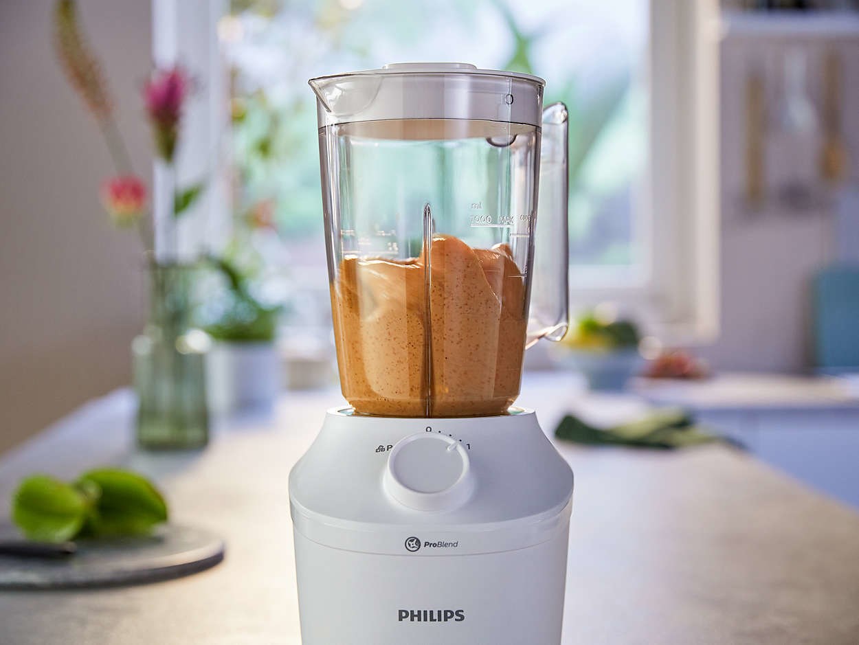 Philips 3000 series HR2041/00 blender 1.9 L Tabletop blender 450 W White Philips 3000 series HR2041/00 blender 1.9 L Tabletop blender 450 W White