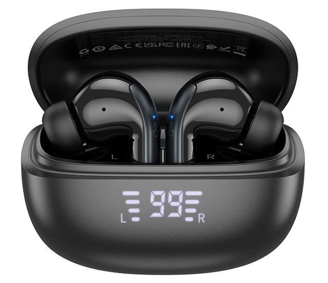 Hoco EQ5 Energy Headset Wireless In-Ear Calls/Music Bluetooth Black Hoco EQ5 Energy Headset Wireless In-Ear Calls/Music Bluetooth Black