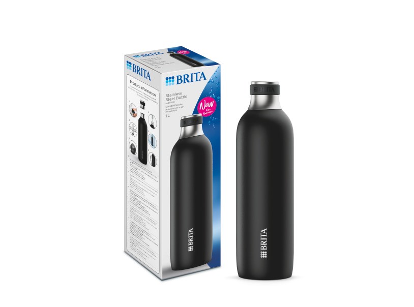 Brita sodaTRIO bottle (1 l; black) Brita sodaTRIO bottle (1 l; black)