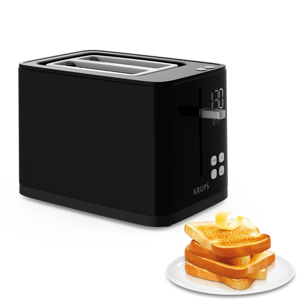 Krups Smart'n Light KH6418 7 2 slice(s) 850 W Black Krups Smart'n Light KH6418 7 2 slice(s) 850 W Black