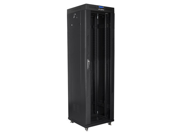 LANBERG FREE STANDING 19" RACK CABINET 42U 600x600 BLACK LANBERG FREE STANDING 19" RACK CABINET 42U 600x600 BLACK