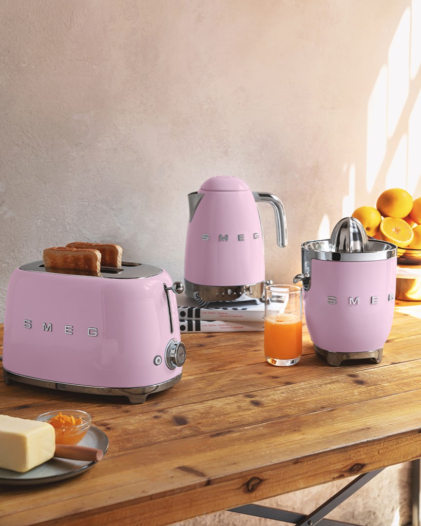 Smeg toaster TSF01PKEU (Pink) Smeg toaster TSF01PKEU (Pink)