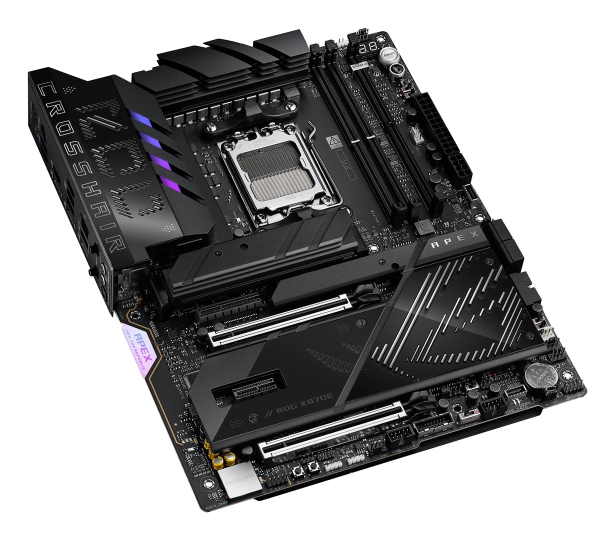 ASUS ROG CROSSHAIR X870E APEX AMD X870E Socket AM5 ATX ASUS ROG CROSSHAIR X870E APEX AMD X870E Socket AM5 ATX