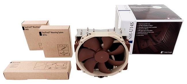 Noctua NH-U14S computer cooling component Processor Cooler 12 cm Brown, Stainless steel Noctua NH-U14S computer cooling component Processor Cooler 12 cm Brown, Stainless steel
