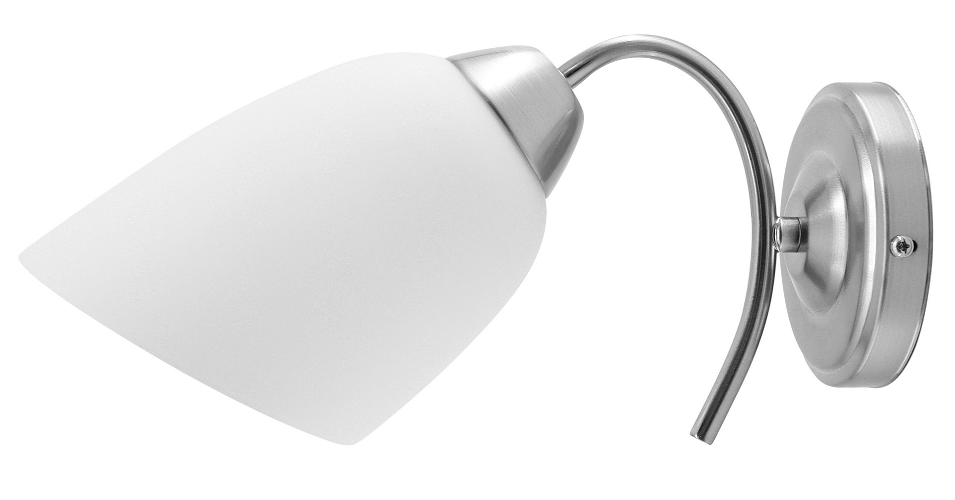Classic single wall lamp Activejet NIKITA nickel E27 for the living room Classic single wall lamp Activejet NIKITA nickel E27 for the living room
