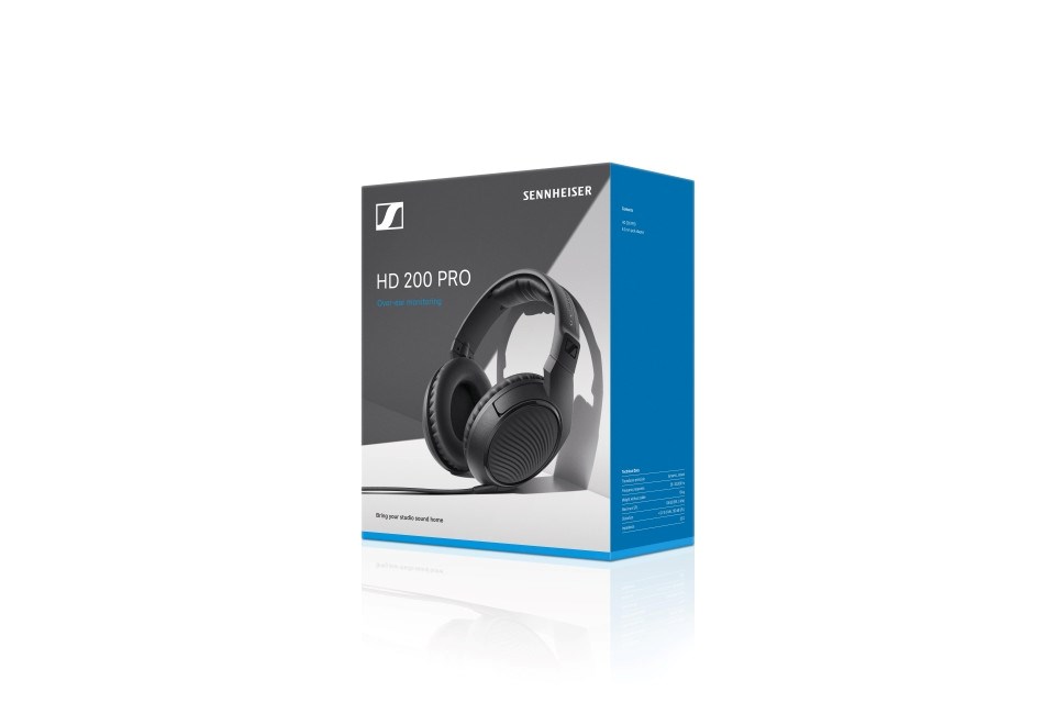 Sennheiser HD 200 PRO - professional headphones, closed Sennheiser HD 200 PRO - professional headphones, closed