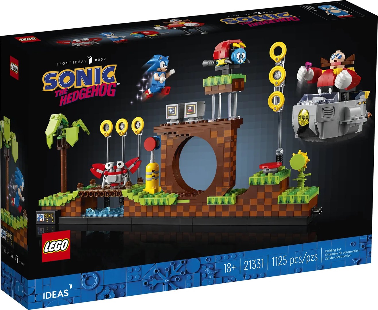 LEGO IDEAS 21331 SONIC THE HEDGEHOG - GREEN HILL ZONE LEGO IDEAS 21331 SONIC THE HEDGEHOG - GREEN HILL ZONE