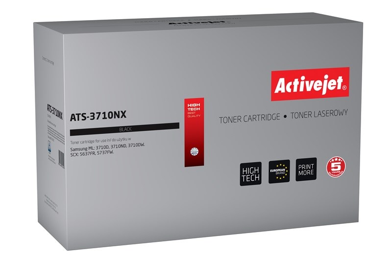 Activejet ATS-3710NX Toner Cartridge (Replacement for Samsung MLT-D205E; Supreme; 10000 pages; black) Activejet ATS-3710NX Toner Cartridge (Replacement for Samsung MLT-D205E; Supreme; 10000 pages; black)