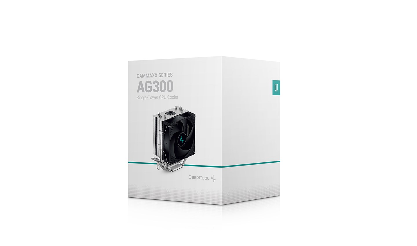 DeepCool AG300 Chipset Air cooler 9.2 cm Black, Metallic DeepCool AG300 Chipset Air cooler 9.2 cm Black, Metallic