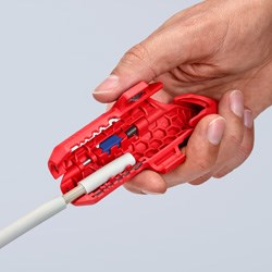 Knipex ErgoStrip cable stripper Blue, Red Knipex ErgoStrip cable stripper Blue, Red