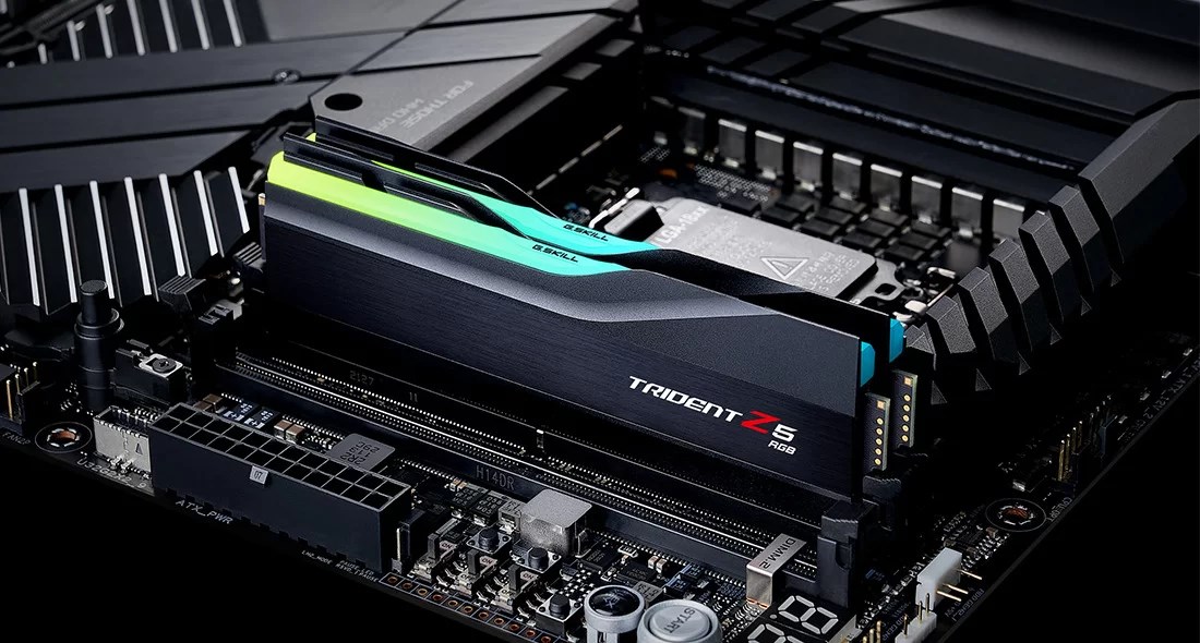 G.Skill Trident Z5 RGB F5-5600J4040D48GX2-TZ5RK memory module 96 GB 2 x 48 GB DDR5 5600 MHz G.Skill Trident Z5 RGB F5-5600J4040D48GX2-TZ5RK memory module 96 GB 2 x 48 GB DDR5 5600 MHz