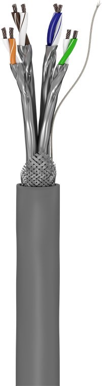 Goobay CAT 6 network cable, S/FTP (PiMF), grey, 100m Goobay CAT 6 network cable, S/FTP (PiMF), grey, 100m