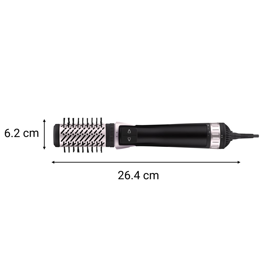 Rowenta Brush Activ' Dry & Style CF9550 Hot air brush Warm Black 1000 W 1.8 m Rowenta Brush Activ' Dry & Style CF9550 Hot air brush Warm Black 1000 W 1.8 m