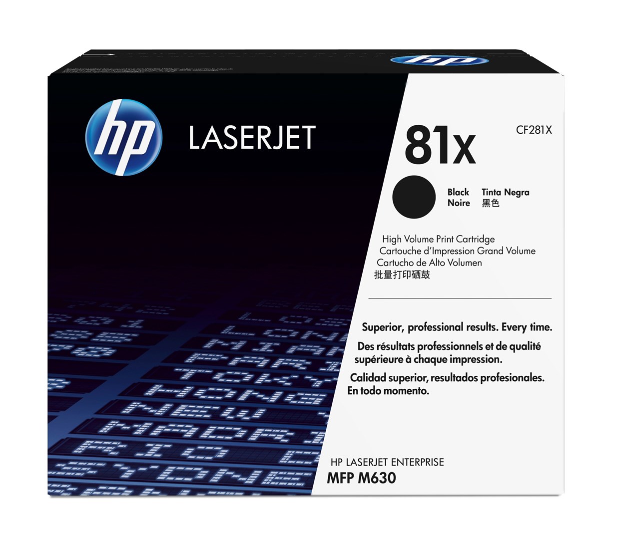 HP 81X High Yield Black Original LaserJet Toner Cartridge HP 81X High Yield Black Original LaserJet Toner Cartridge