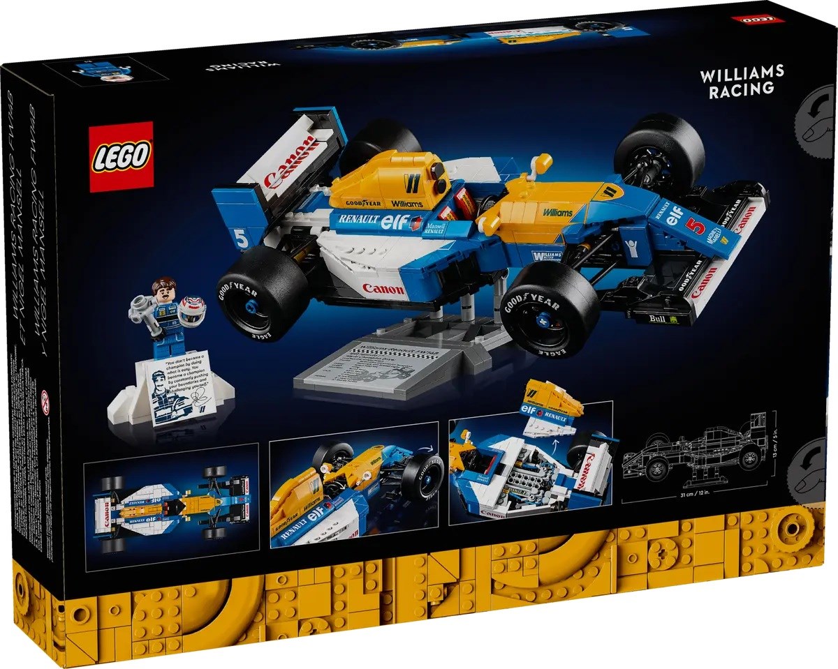 LEGO ICONS 10353 Williams Racing FW14B & Nigel Mansell LEGO ICONS 10353 Williams Racing FW14B & Nigel Mansell