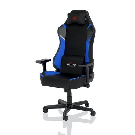 Nitro Concepts X1000 PC gaming chair Upholstered seat Black, Blue Nitro Concepts X1000 PC gaming chair Upholstered seat Black, Blue