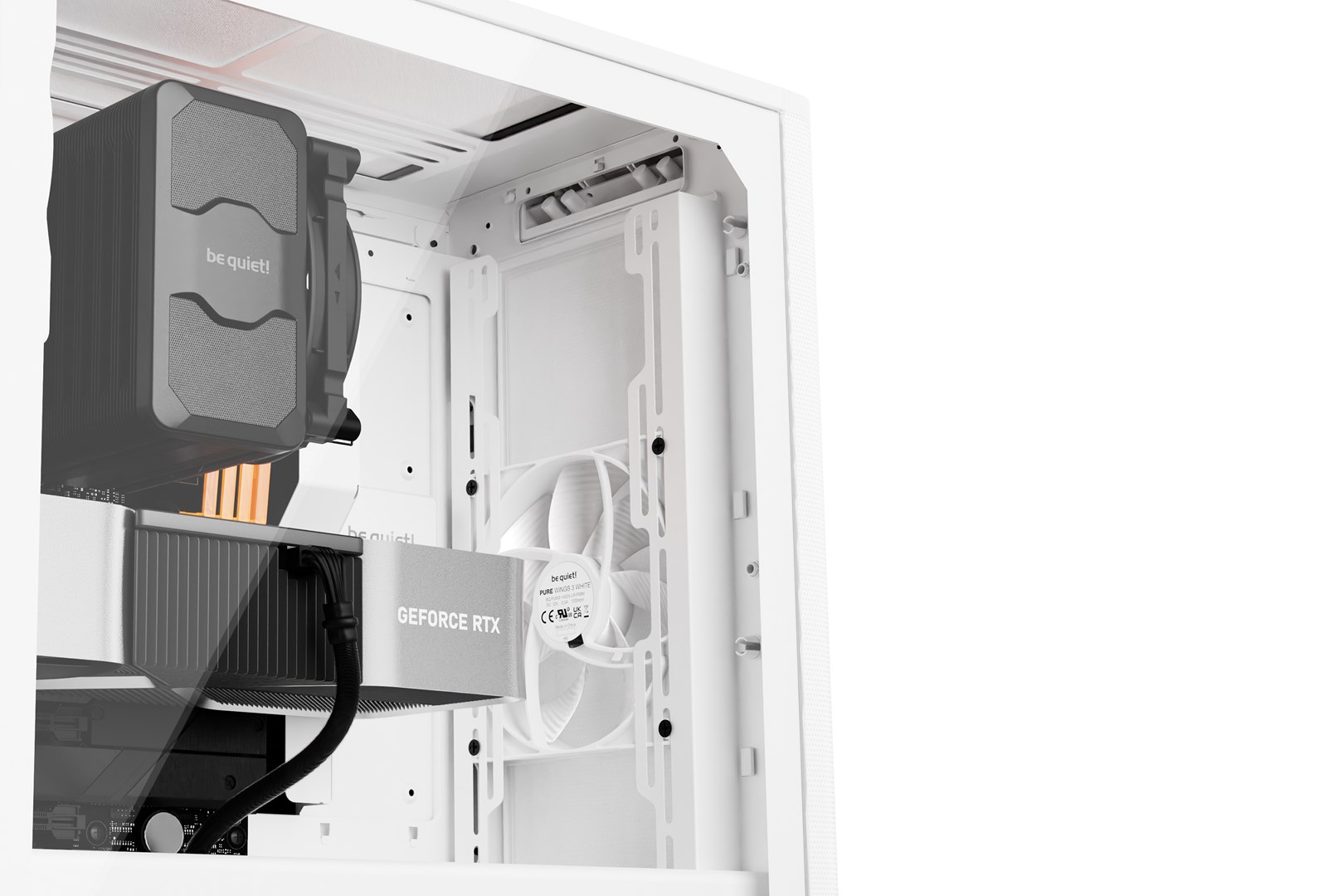 be quiet! PURE BASE 501 Airflow Window White Midi Tower be quiet! PURE BASE 501 Airflow Window White Midi Tower