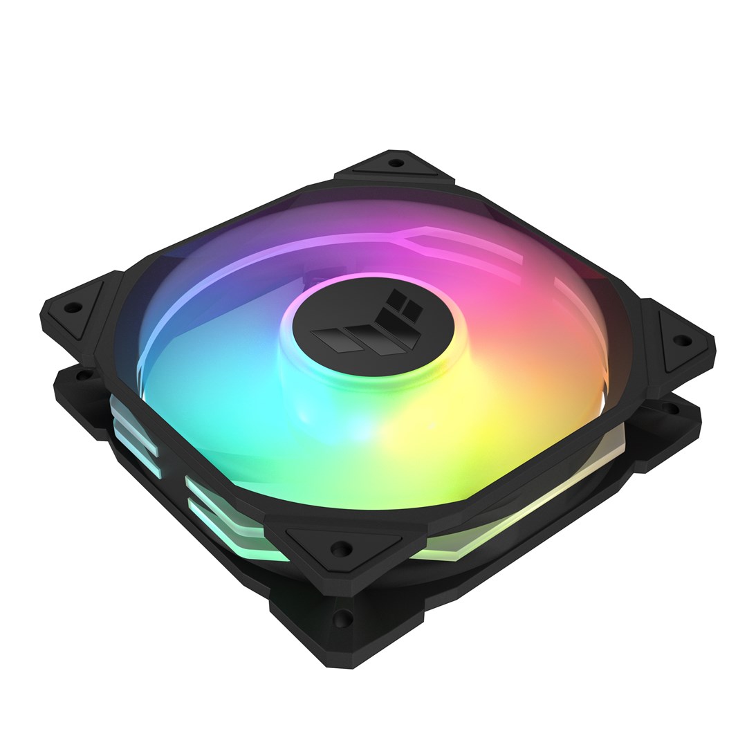 ASUS TUF Gaming TR120 ARGB Reverse 3-in-1 Fan, Black ASUS TUF Gaming TR120 ARGB Reverse 3-in-1 Fan, Black
