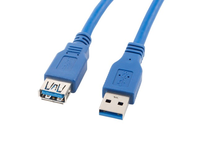Lanberg CA-US3E-10CC-0018-B USB cable 1.8 m USB 3.0 USB A blue Lanberg CA-US3E-10CC-0018-B USB cable 1.8 m USB 3.0 USB A blue