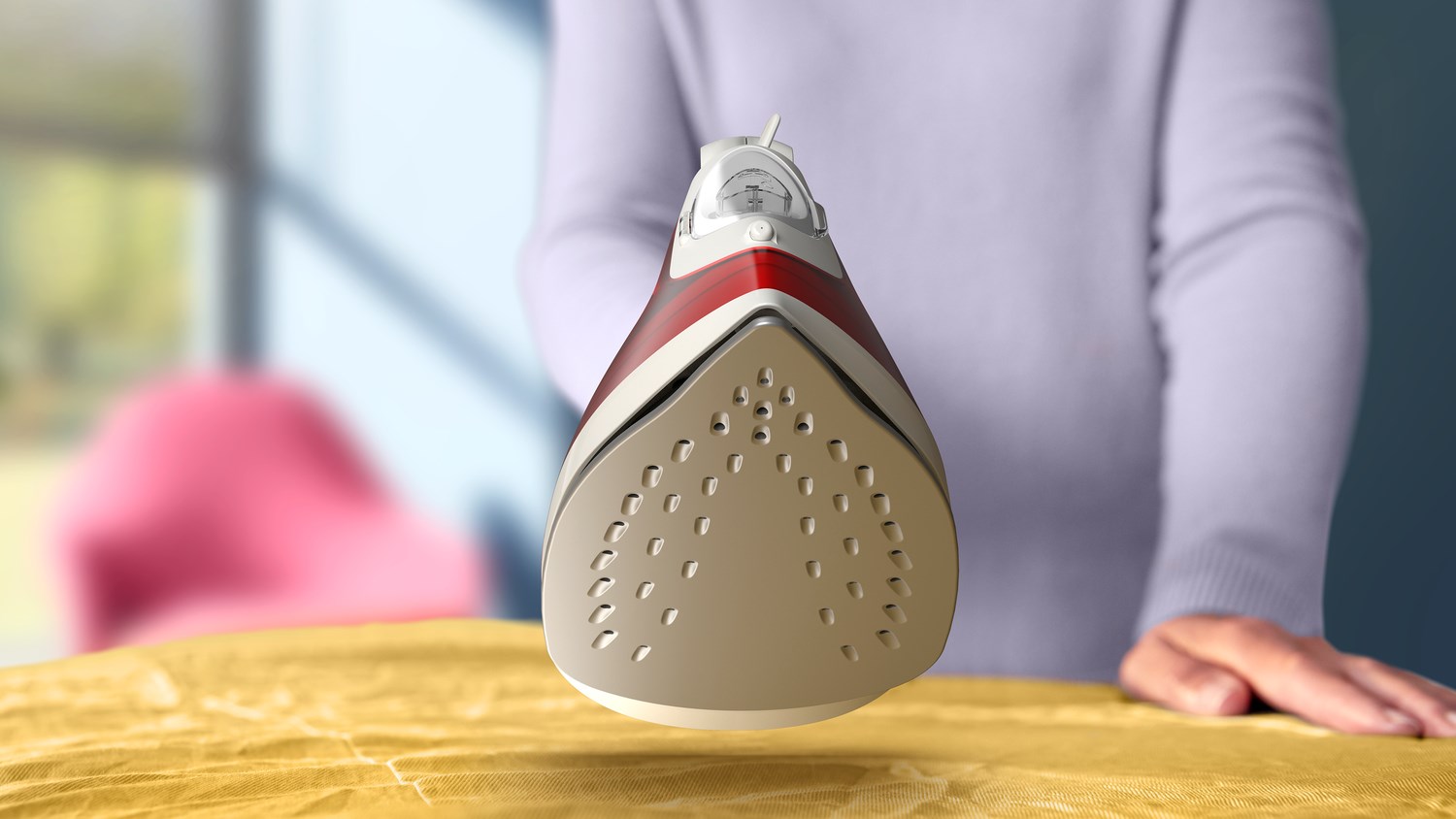 Philips 2000 series DST2010/40 iron Steam iron Non-stick soleplate Red, White Philips 2000 series DST2010/40 iron Steam iron Non-stick soleplate Red, White