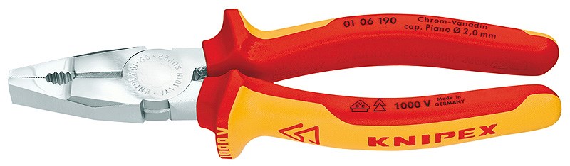Knipex 01 06 190 plier Lineman's pliers Knipex 01 06 190 plier Lineman's pliers