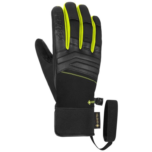 REUSCH JUPITER GORE-TEX GLOVES SIZE 9 BLACK AND YELLOW REUSCH JUPITER GORE-TEX GLOVES SIZE 9 BLACK AND YELLOW