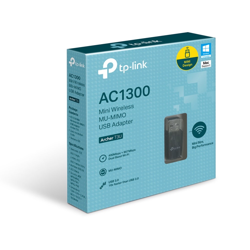 TP-Link Archer T3U WLAN 867 Mbit/s TP-Link Archer T3U WLAN 867 Mbit/s