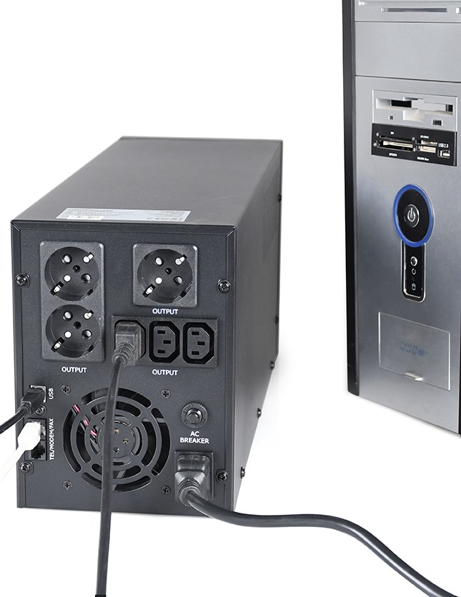 Gembird EG-UPS-036 uninterruptible power supply (UPS) Line-Interactive 3 kVA 1800 W 6 AC outlet(s) Gembird EG-UPS-036 uninterruptible power supply (UPS) Line-Interactive 3 kVA 1800 W 6 AC outlet(s)