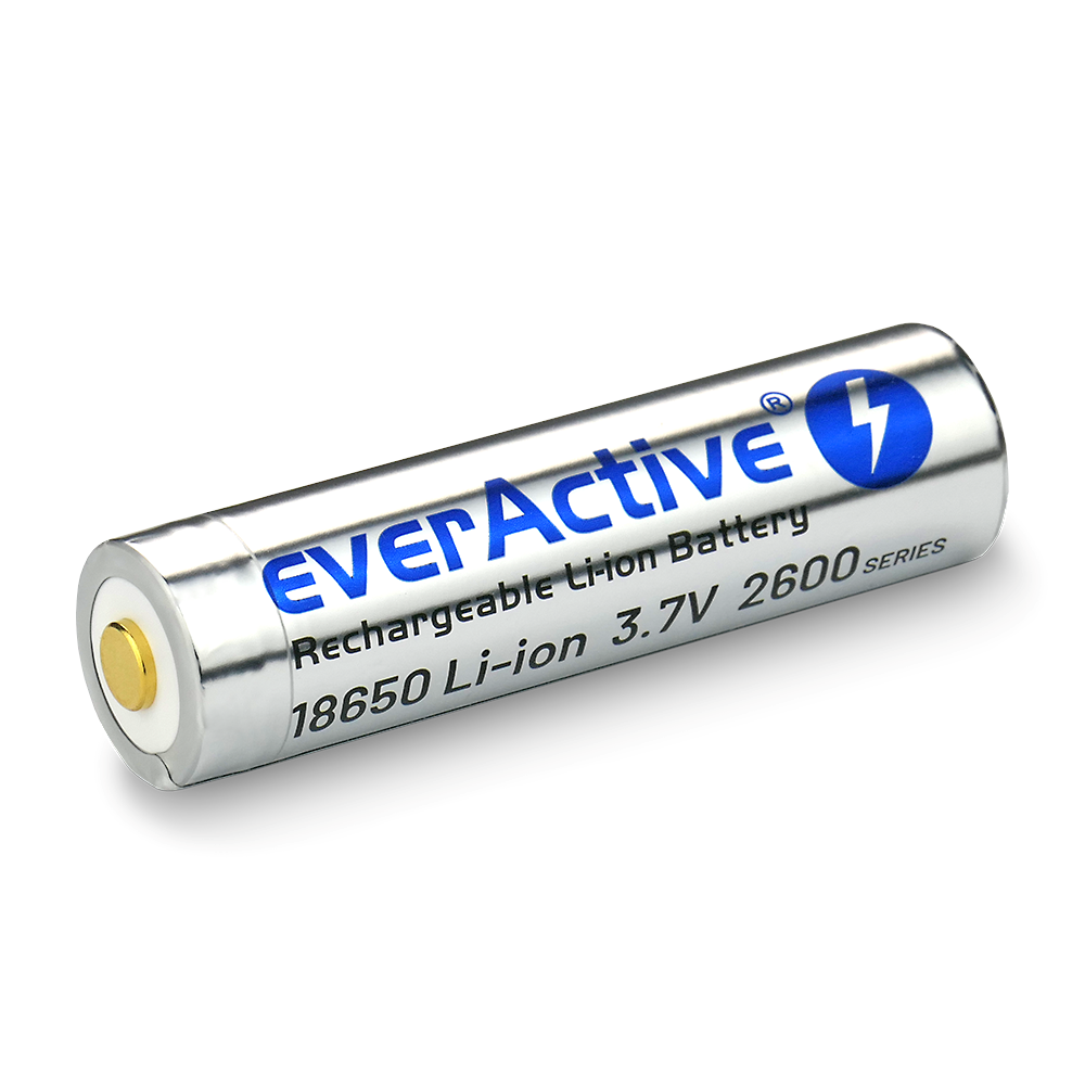 Battery everActive 18650 3.7V Li-ion 2600mAh micro USB with protection BOX Battery everActive 18650 3.7V Li-ion 2600mAh micro USB with protection BOX