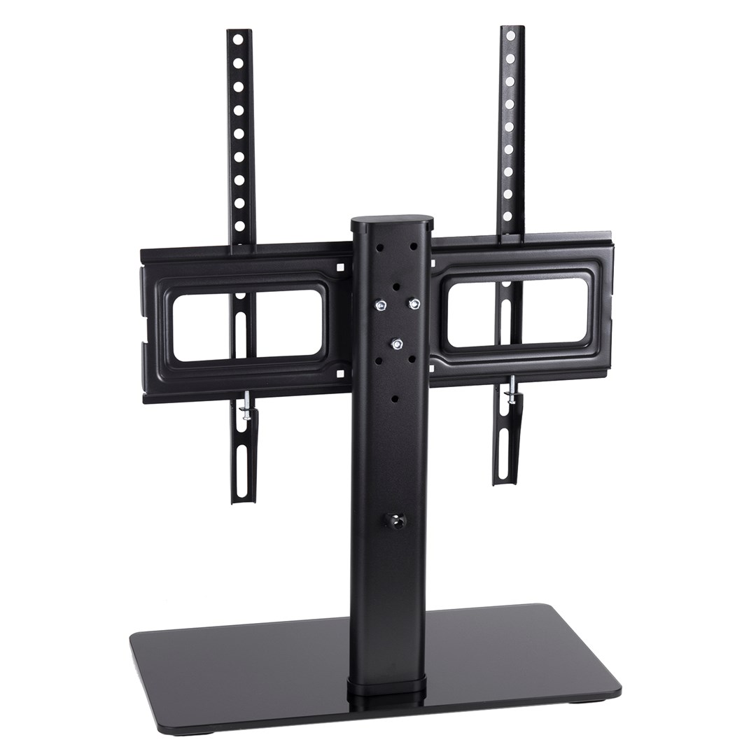 Maclean MC-450 Universal TV Stand for TV Cabinet max. 40kg, max. VESA 400x400 32-65" Tempered Glass Base 3-Level Height Adjustment Maclean MC-450 Universal TV Stand for TV Cabinet max. 40kg, max. VESA 400x400 32-65" Tempered Glass Base 3-Level Height Adjustment