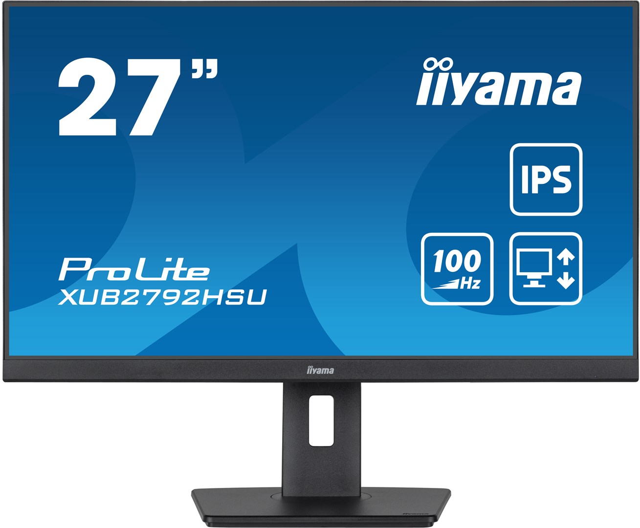 iiyama 27” IPS technology panel with height adjustable stand and 100Hz refresh rate iiyama 27” IPS technology panel with height adjustable stand and 100Hz refresh rate