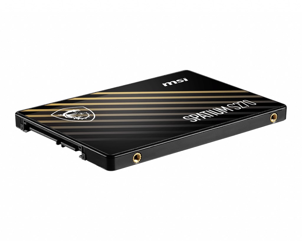 MSI SPATIUM S270 SATA 2.5 240GB internal solid state drive 2.5" Serial ATA III 3D NAND MSI SPATIUM S270 SATA 2.5 240GB internal solid state drive 2.5" Serial ATA III 3D NAND