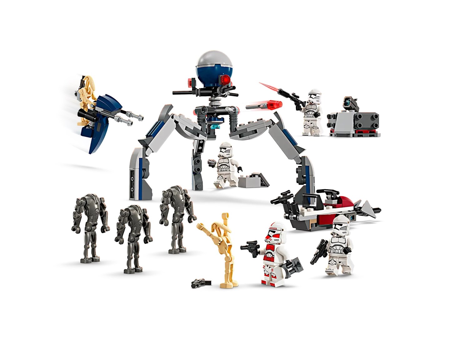 LEGO STAR WARS 75372 CLONE TROOPER & BATTLE DROID BATTLE PACK LEGO STAR WARS 75372 CLONE TROOPER & BATTLE DROID BATTLE PACK