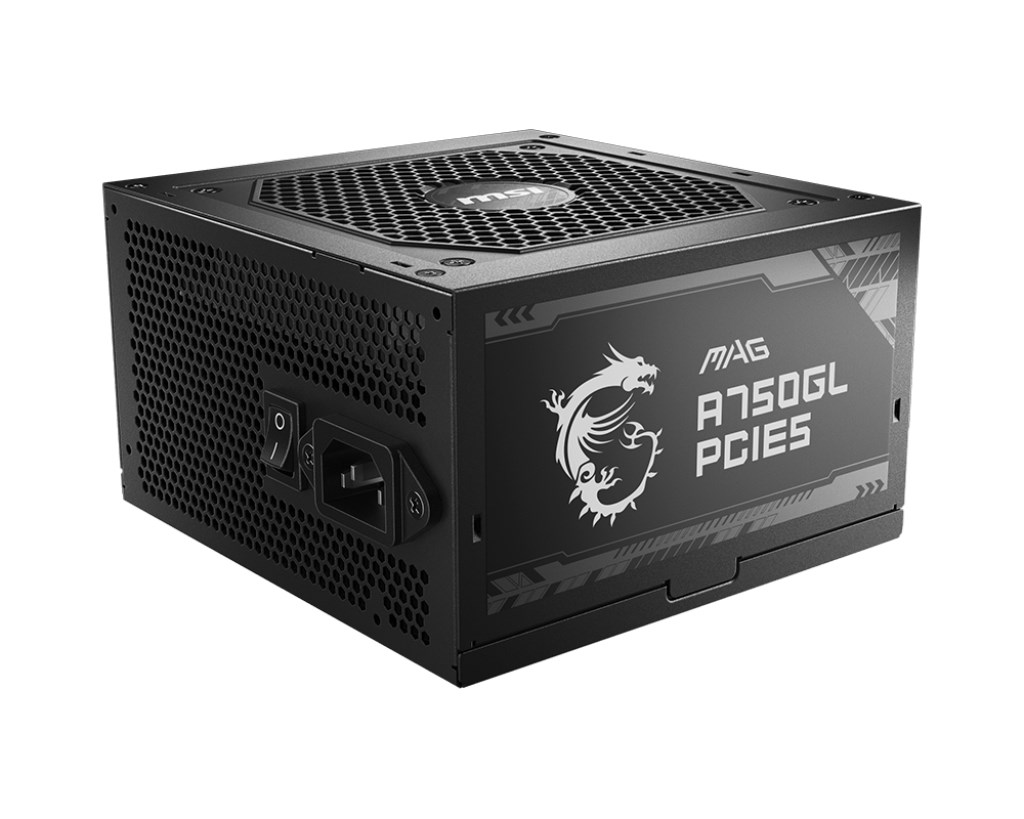 MSI MAG A750GL PCIE5 power supply unit 750 W 20+4 pin ATX ATX Black MSI MAG A750GL PCIE5 power supply unit 750 W 20+4 pin ATX ATX Black