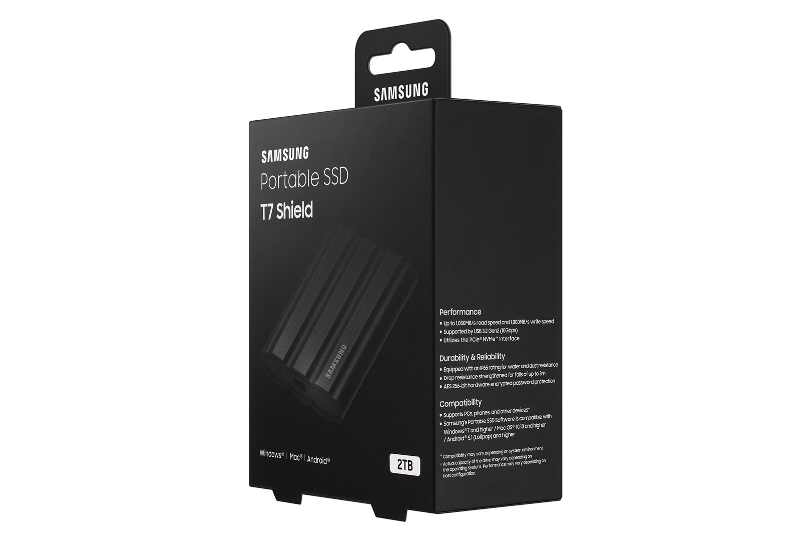Portable SSD | T7 | 2000 GB | N/A " | USB 3.2 | Black Portable SSD | T7 | 2000 GB | N/A " | USB 3.2 | Black