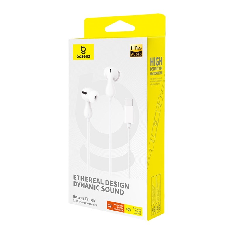 Baseus Encok CZ20 - headphones (white) Baseus Encok CZ20 - headphones (white)