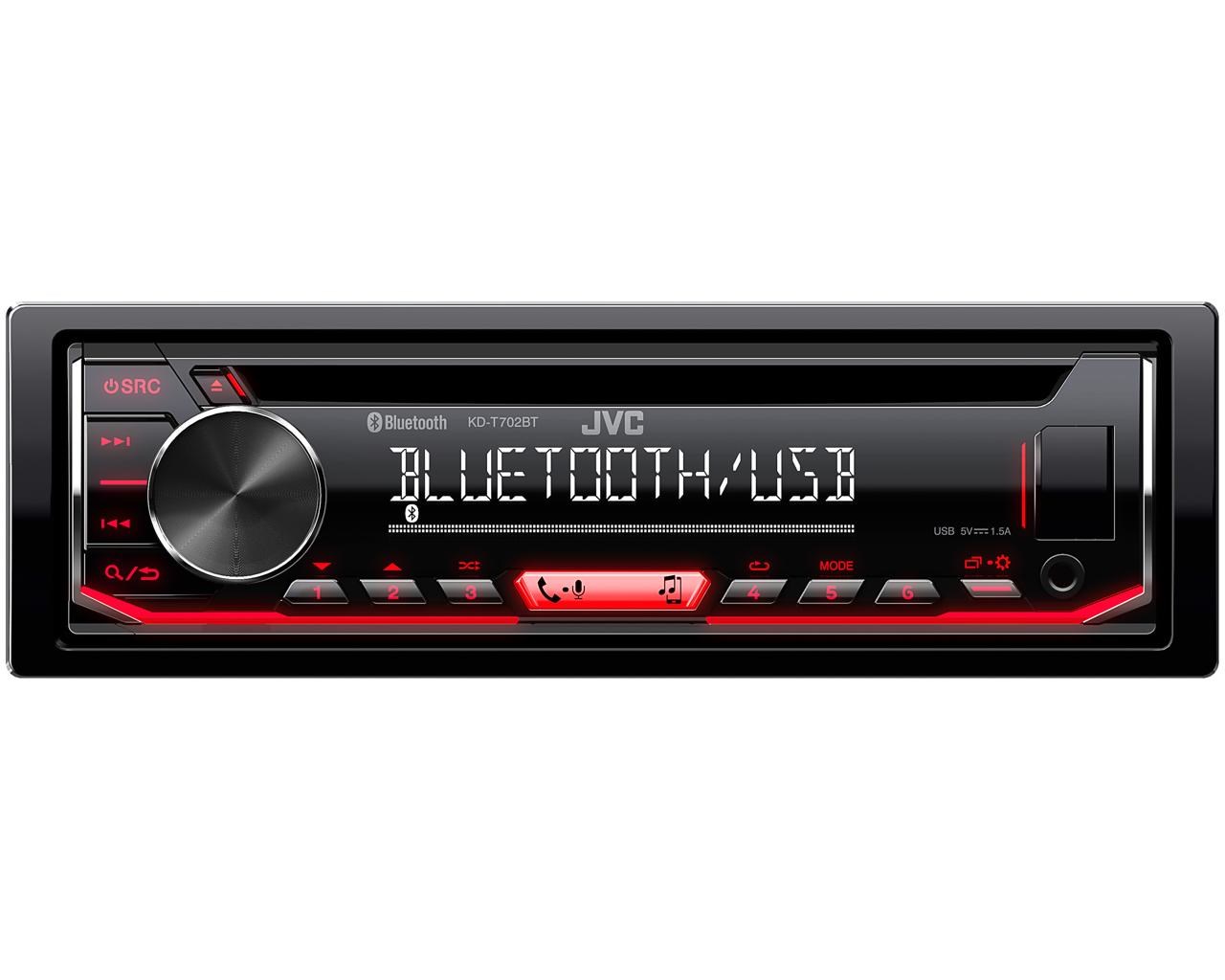 JVC KD-T702BT 1-DIN CD Receiver JVC KD-T702BT 1-DIN CD Receiver
