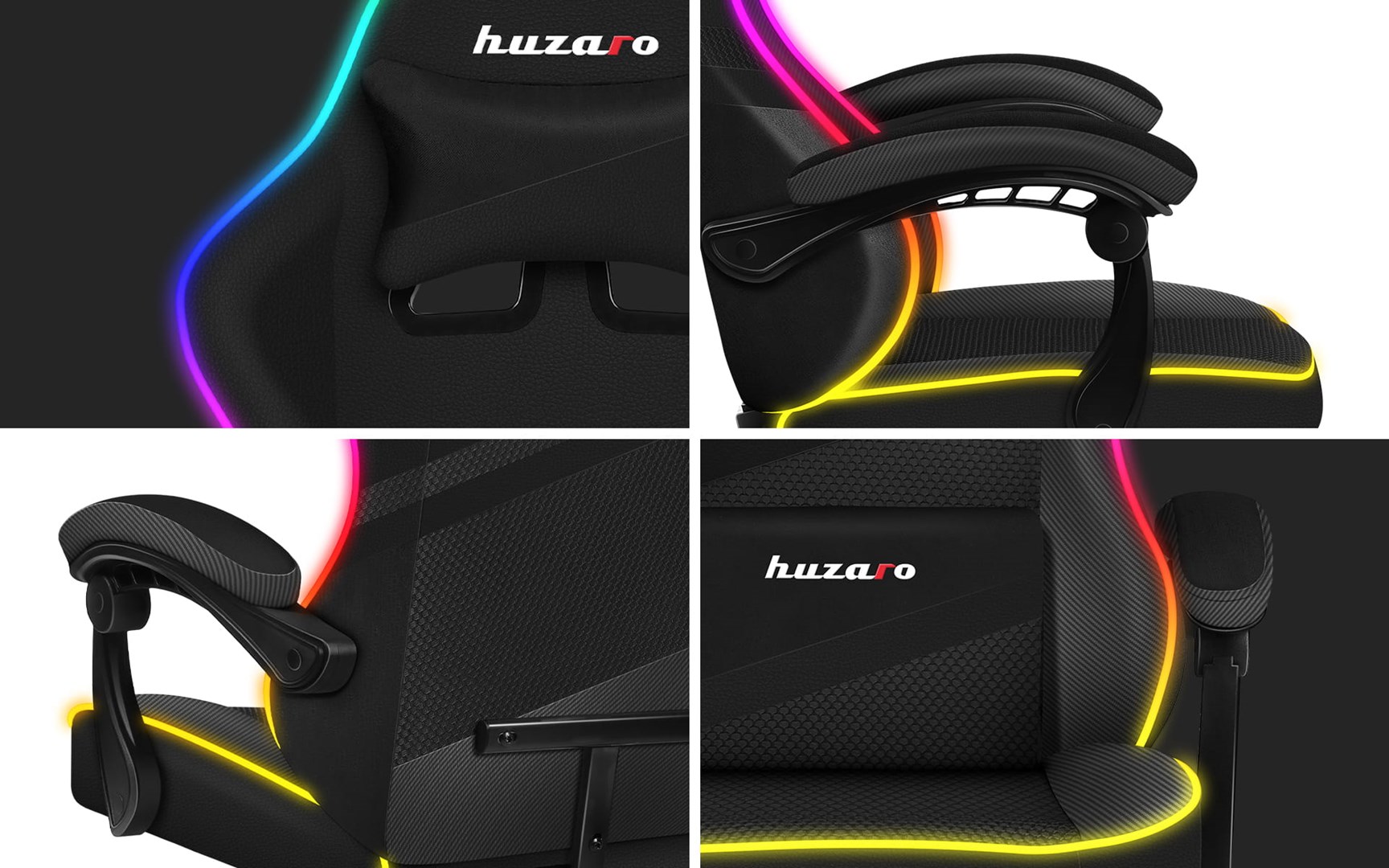 Gaming chair - Huzaro Force 4.4 RGB Black Gaming chair - Huzaro Force 4.4 RGB Black