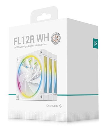DeepCool FL12R WH-3 IN 1 Computer case Fan 12 cm White 3 pc(s) DeepCool FL12R WH-3 IN 1 Computer case Fan 12 cm White 3 pc(s)