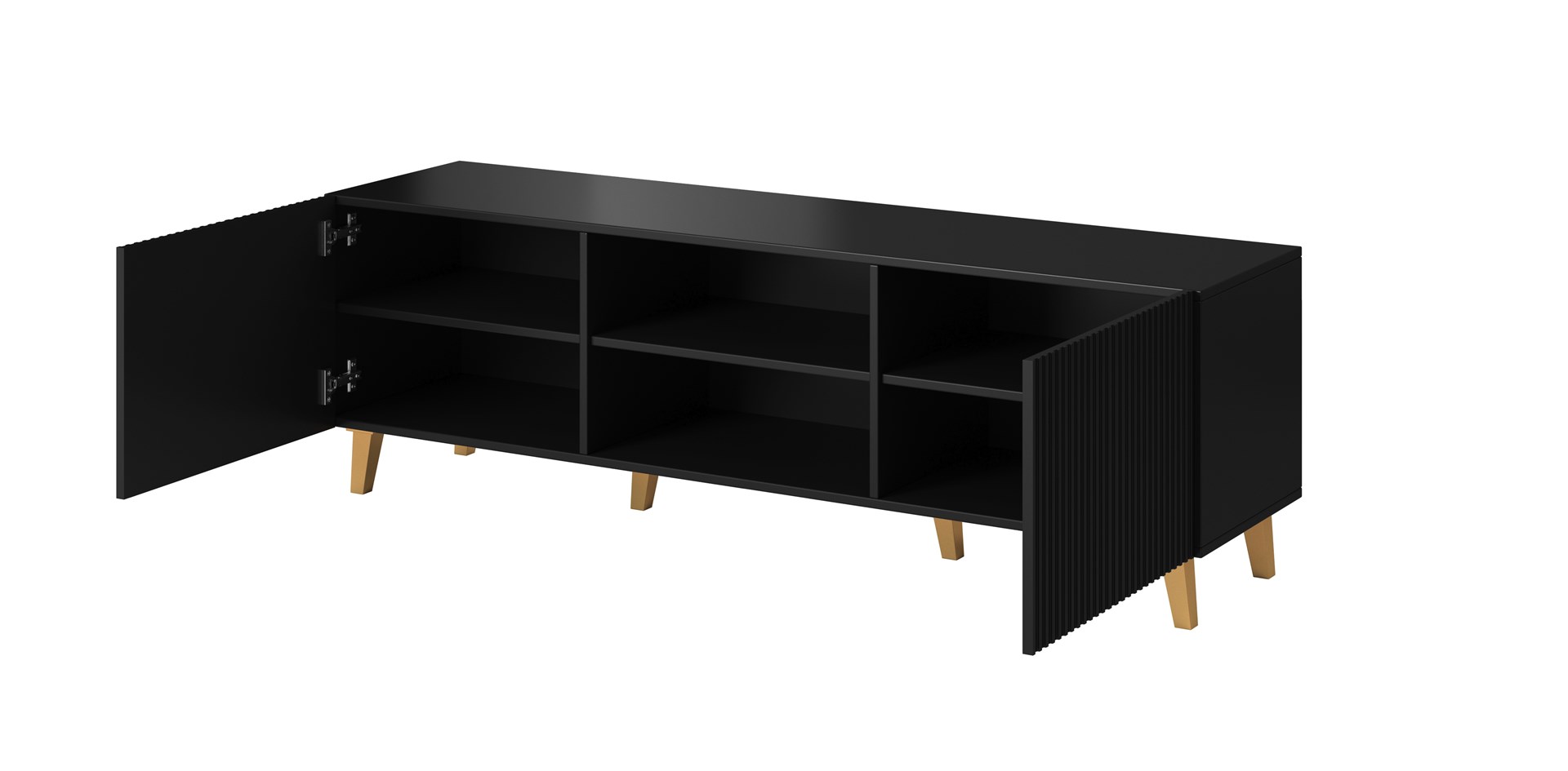 Cama RTV cabinet PAFOS 150x42x52 Black matt Cama RTV cabinet PAFOS 150x42x52 Black matt