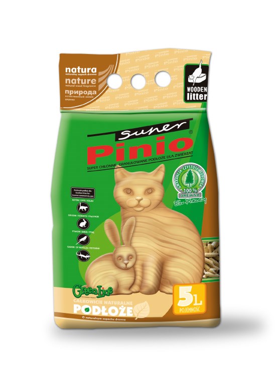 Certech Cat Litter Super Pinio Natural 5 l - Wooden Cat Litter Certech Cat Litter Super Pinio Natural 5 l - Wooden Cat Litter