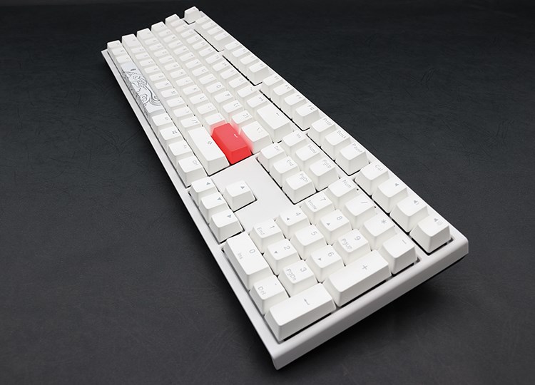 Ducky One 2 White Edition keyboard Universal USB German Ducky One 2 White Edition keyboard Universal USB German