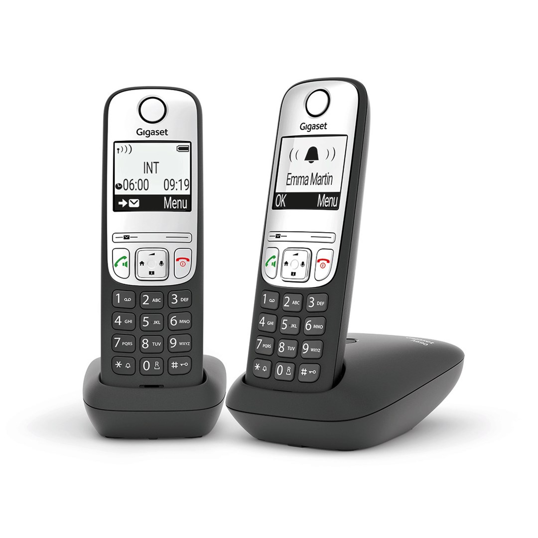 Gigaset A690 Duo Analog telephone Caller ID Black, Silver Gigaset A690 Duo Analog telephone Caller ID Black, Silver