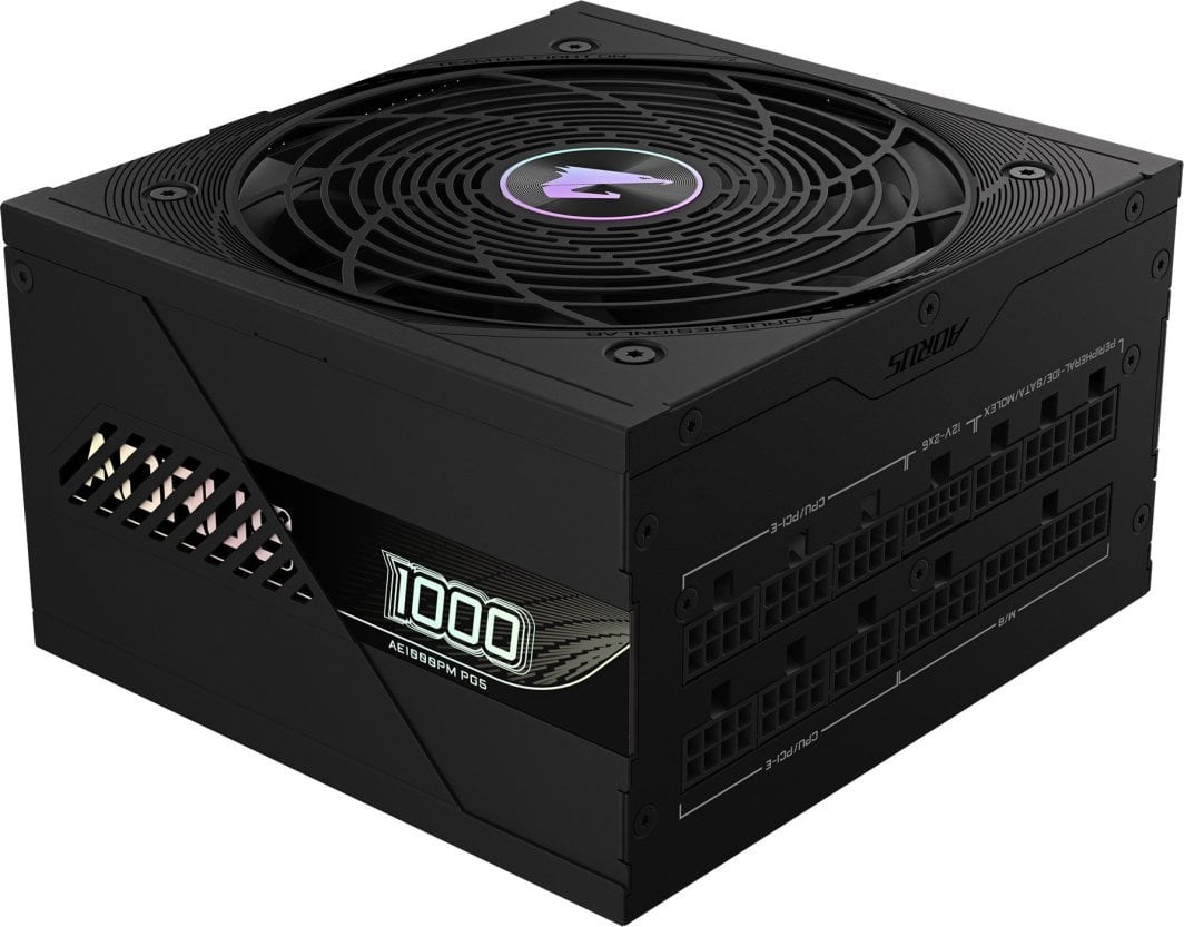 Power Supply Gigabyte Aorus Elite Platinum ATX 3.1 1000W Power Supply Gigabyte Aorus Elite Platinum ATX 3.1 1000W