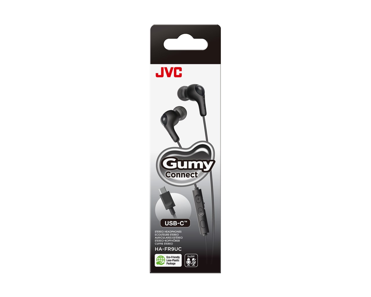 JVC HA-FR9UCBU - in-ear headphones, black JVC HA-FR9UCBU - in-ear headphones, black