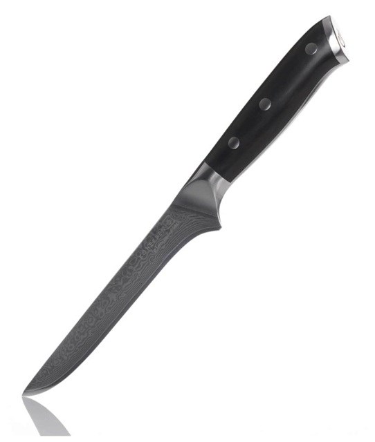 Kohersen Elegance Ebony Wood Boning knife Damascus steel 15.2 cm Kohersen Elegance Ebony Wood Boning knife Damascus steel 15.2 cm
