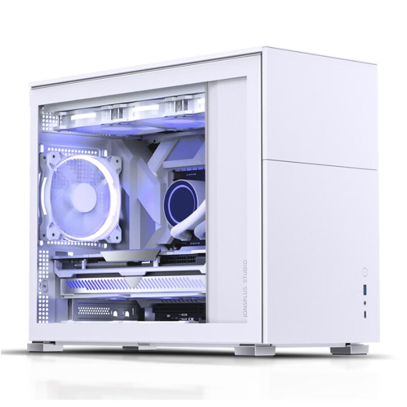 Jonsbo D31 Micro-ATX Case, Tempered Glass - white Jonsbo D31 Micro-ATX Case, Tempered Glass - white